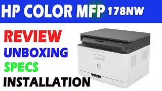 HP Color MFP 178NW Review Specs Installation Complete Description