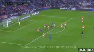 Paco Alcacer Goal - Barcelona Vs Osasuna 5-1 26/04/17
