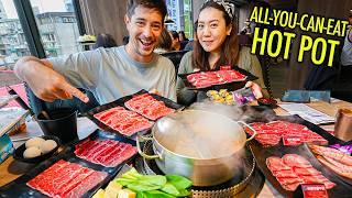 All-You-Can-Eat HOT POT in Taipei  Taiwanese VIRAL Street Food Breakfast (feat. J-Lo)