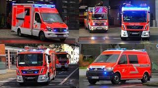 [ Alarm in der Domstadt ] Einsatzfahrten 》Löschzug , ELW-OvA + ELW-BvA unm. || Feuerwehr Köln