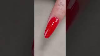 Glitter Hollow Red Extension Nails| BORN PRETTY