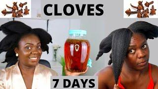 7 DAYS INTENSE CLOVES Challenge, My Hair Grew Like Crazy & Stopped SEVERE Shedding.