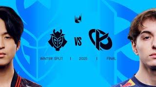 G2 vs. KC - 2025 LEC Winter Split Playoffs - Split Final