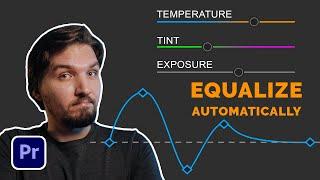 How to FIX changing brightness and white balance in Premiere Pro AUTOMATICALLY - super easy!