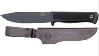 Fallkniven Knives TK2 Tre Kronor Fixed Blade Knife with Black Thermorun Handles