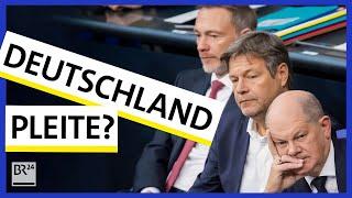 Milliardenloch, Schuldenbremse, Ampel-Zoff: Ist Deutschland pleite? | Possoch klärt | BR24