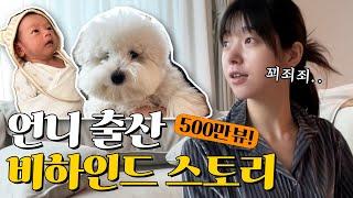 [Vlog] 언니의 출산 | 먹태와 집지키는 집사 브이로그 | 육아 용품 언박싱 | 나의 첫 조카