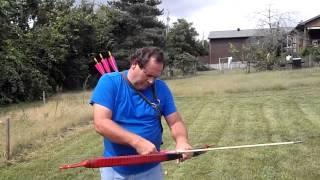 PVC bow shooting with Lee and Matthew
