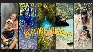 Exploring TRINIDAD'S outdoors, beaches & waterfalls with some fun people visiting for a wedding !