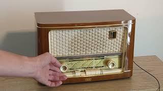 Röhrenradio Radio WSW UKW Super 582 W1957/1958 restauriert mit Bluetooth