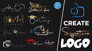 How To Make Photography Signature Logo With Pixellab | Signature Logo On Mobile