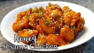 Honey Sesame Chicken | Homemade Honey Sesame Chicken