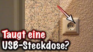 USB-Steckdose anschließen und testen! ElektroM