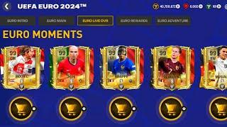 WOW!! OFFICIAL EURO MOMENTS EVENT FC MOBILE 24 | 96-99 OVR FREE REWARDS EURO MOMENTS FC MOBILE!