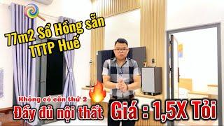 Căn nhà xinh xinh ngay Tp Huế nội thất xịn giá chỉ 1,5x Tỷ thuộc TDP Tây Trì Nhơn ,Phú Thượng , Huế