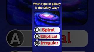 What type of galaxy is the Milky Way? #quizworld #quiz #education