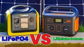 Powerstation kaufen Was sollte man  wissen und beachtenJackery Explorer 500 VS Craftfull CP-600