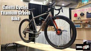 Caletti Cycles Titanium Gravel Bike with Special Finish: NAHBS 2019