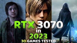 GeForce RTX 3070 Test In 2023 With 30 Games | 1440P | DLSS |
