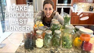 Make Produce Last Longer & Reduce waste || tips and tricks