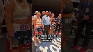 Elle Brooke vs Paige VanZant ends a draw  #misfitsboxing #boxing