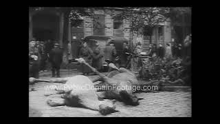 WWII Warsaw uprising 1944 newsreel