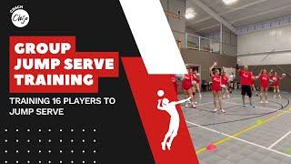 Teach Your Whole Team How to Jump Serve - Serving Progression