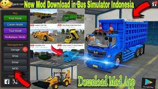 How To Download Mods In Bus Simulator Indonesia 100% real free app // MOD DOWNLOAD APP BUSSID