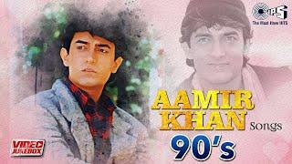 Aamir Khan 90s Hit Songs - Video Jukebox | Bollywood 90's Classic Romantic Songs | Hindi Love Songs