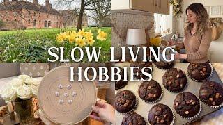 Slow Living Hobbies in Mid 30s: Baking Chocolate Muffins Recipe, Sewing & Embroidery, Country Vlog