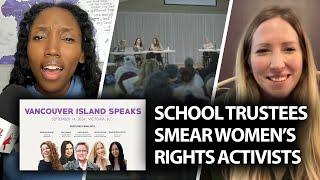 Woke school trustees smear actual feminists, embrace cancel culture