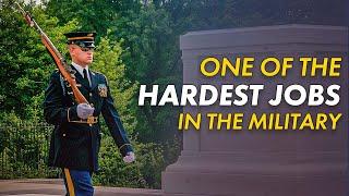 I review a video of myself as a Tomb Guard at the Tomb of the Unknown Soldier