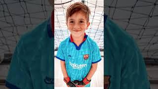 Messi’s son evolution #football