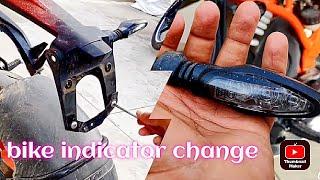 how to change ktm rc indicator | how to change ktm duke indicator | ktm bike indicator fixing