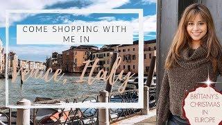 Come Shopping With Me in Venice, Italy + Bird Poop Fail | Brittany Valadez
