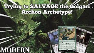 Trying to SALVAGE the Golgari Archon Archetype! | Woodland Archon | Modern | MTGO