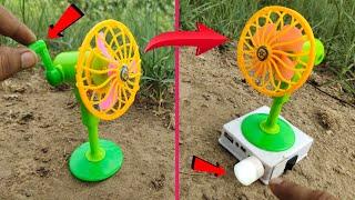 Amazing Inventions | How To Make Hand Fan To Chargeable Electric Fan