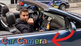 Mirror dashcam with reversing camera Spiegel Dashcam mit Rückfahrkamera كاميرا امامية وخلفية للسيارة