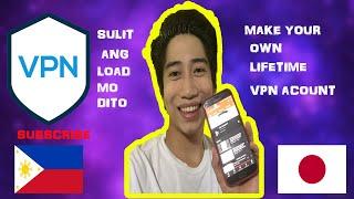 TUTORIAL: How to make your own LIFETIME BUILT IN VPN ACCOUNT for Android/IOS | Sun vpn| built in vpn