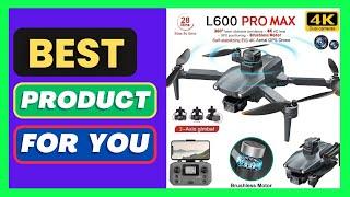 New L600 PRO MAX GPS Drone 5KM 4K Professional HD Dual Camera