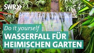 Künstlicher Wasserfall: Urlaubsgefühl im eigenen Garten | Marktcheck SWR