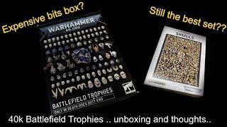 Warhammer 40K Battlefield Trophies Unboxing and first thoughts. Skulls box set better?