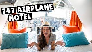 747 AIRPLANE - WORLD’S COOLEST HOTEL | Cockpit Suite Tour