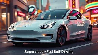 Navigate to Cafe Rio from Chipotle - 2024 Tesla Model 3 | Supervised Full Self Driving 12.5.6.3