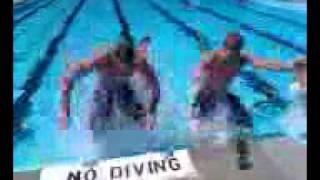 Jumping out of pool (Erik Jones and Zach Messer)