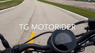 TG MotoRider Honda Rebel 300 Review and Highway Ride, powerful enough?