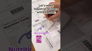 [CE8000] Let’s make Industrial Stickers!