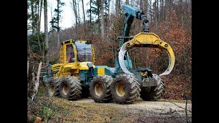 4K| HSM 8WD Zangenskidder • HSM 208Z • Skidder • Langholz Rückung • Powerful Machine