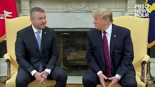 WATCH: Trump welcomes prime minister of Slovakia to White House