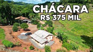 CHÁCARA A VENDA EM SANTA CATARINA 5 HECTARES CASA FRUTAS ÁGUA GALPÃO E LAVOURA R$375MIL